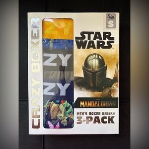3pk SMALL Star Wars Boxer Briefs - CRAZY BOXER - The Mandalorian